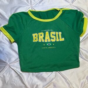 Green and Yellow Brasil T-Shirt